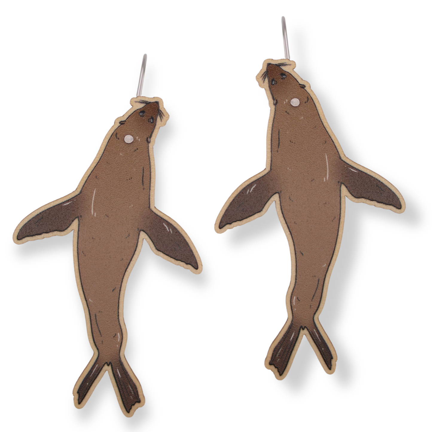 Australian Fur Seal Dangle Earrings