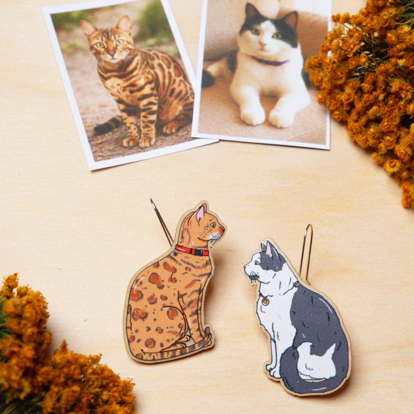 Custom Pet Portrait Earrings (May 2025 release)
