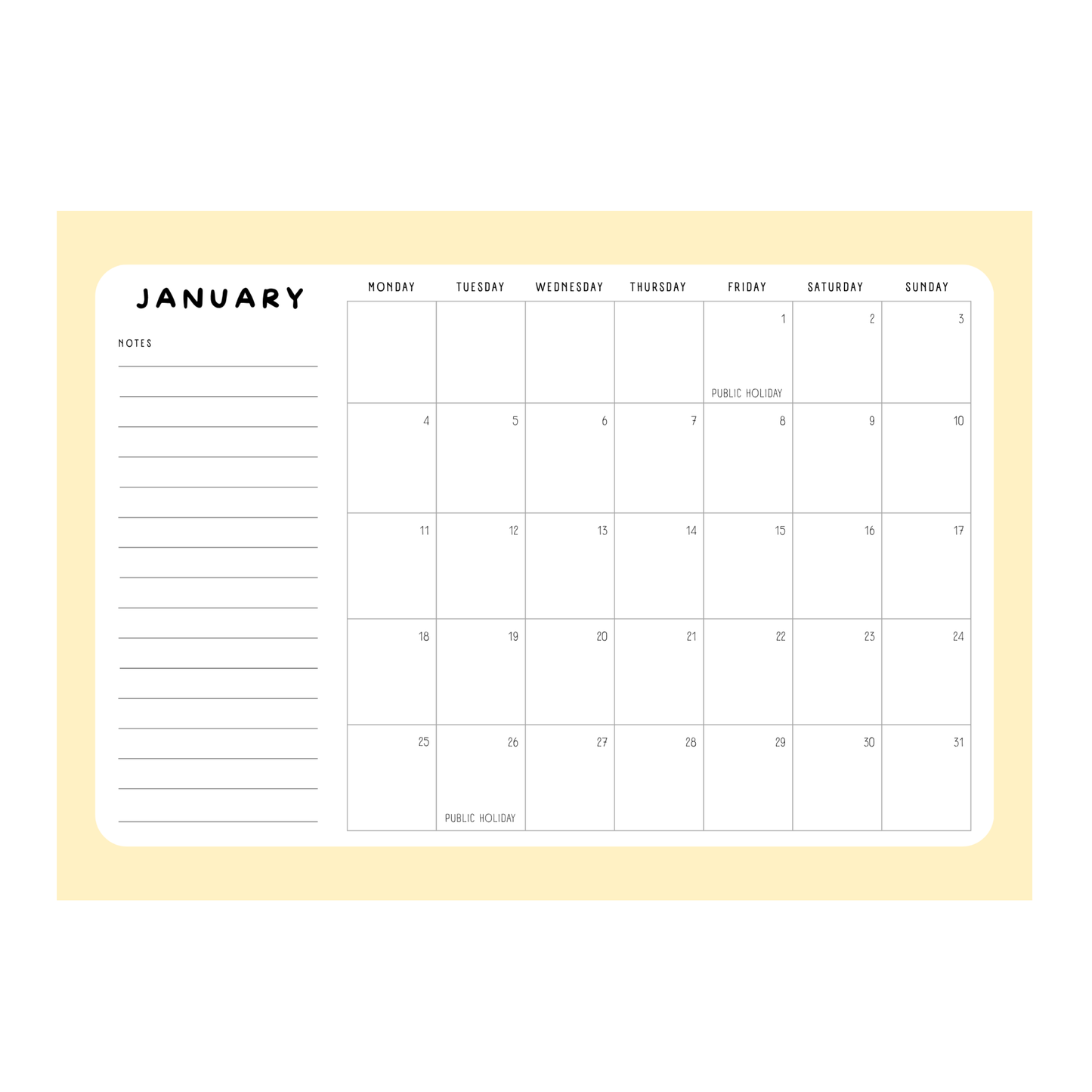 2027 Australian Bird Wall Calendar *PREORDER*