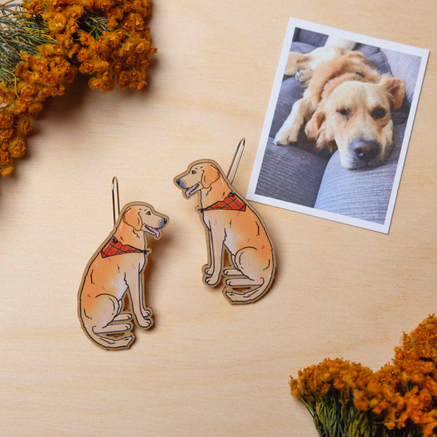 Custom Pet Portrait Earrings (May 2025 release)