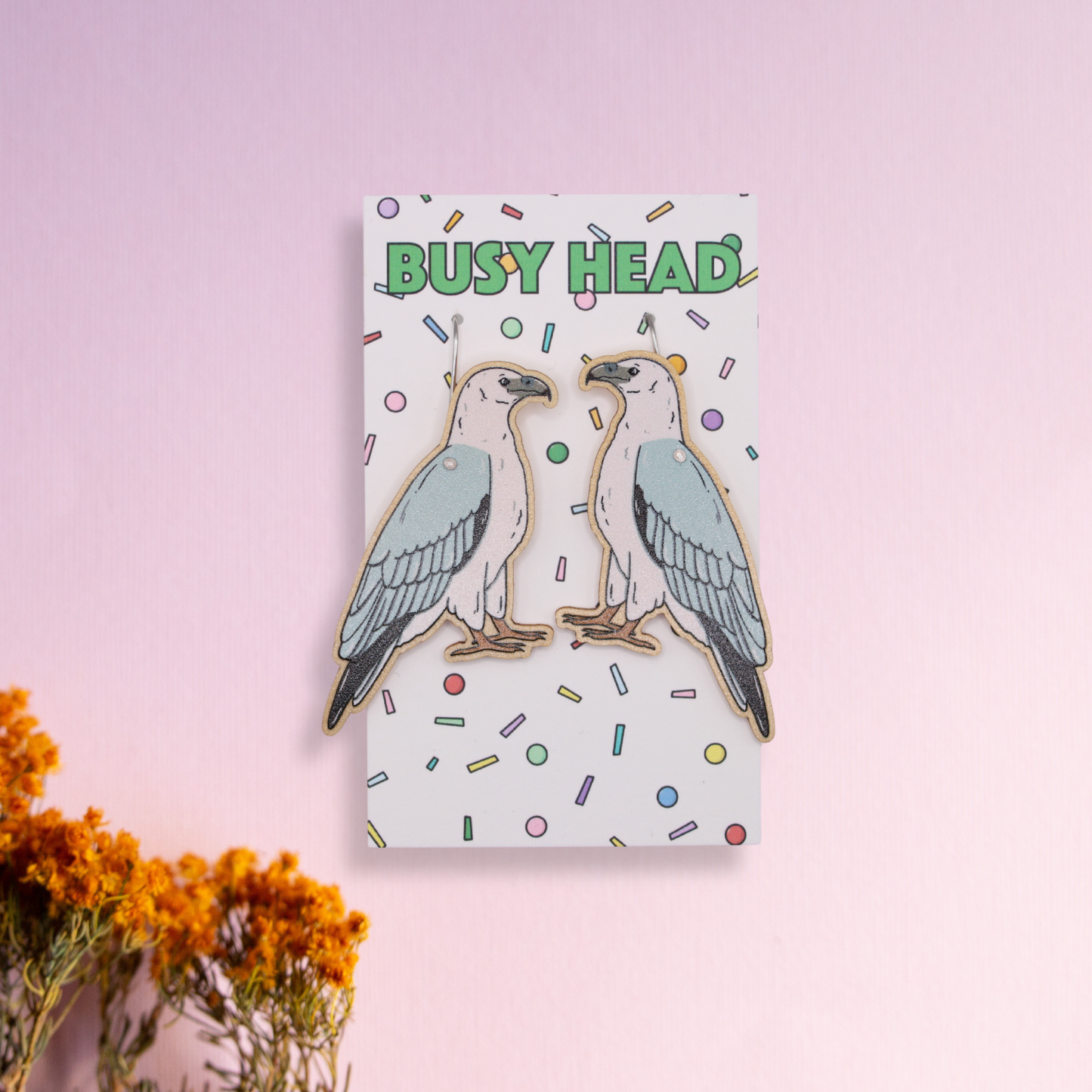 White-bellied Sea Eagle Dangle Earrings