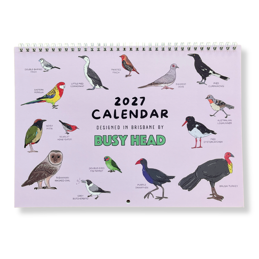 2027 Australian Bird Wall Calendar
