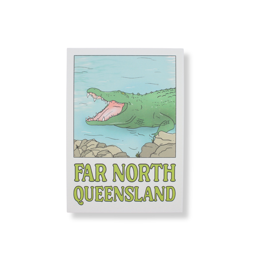 Far North Queensland Crocodile Postcard