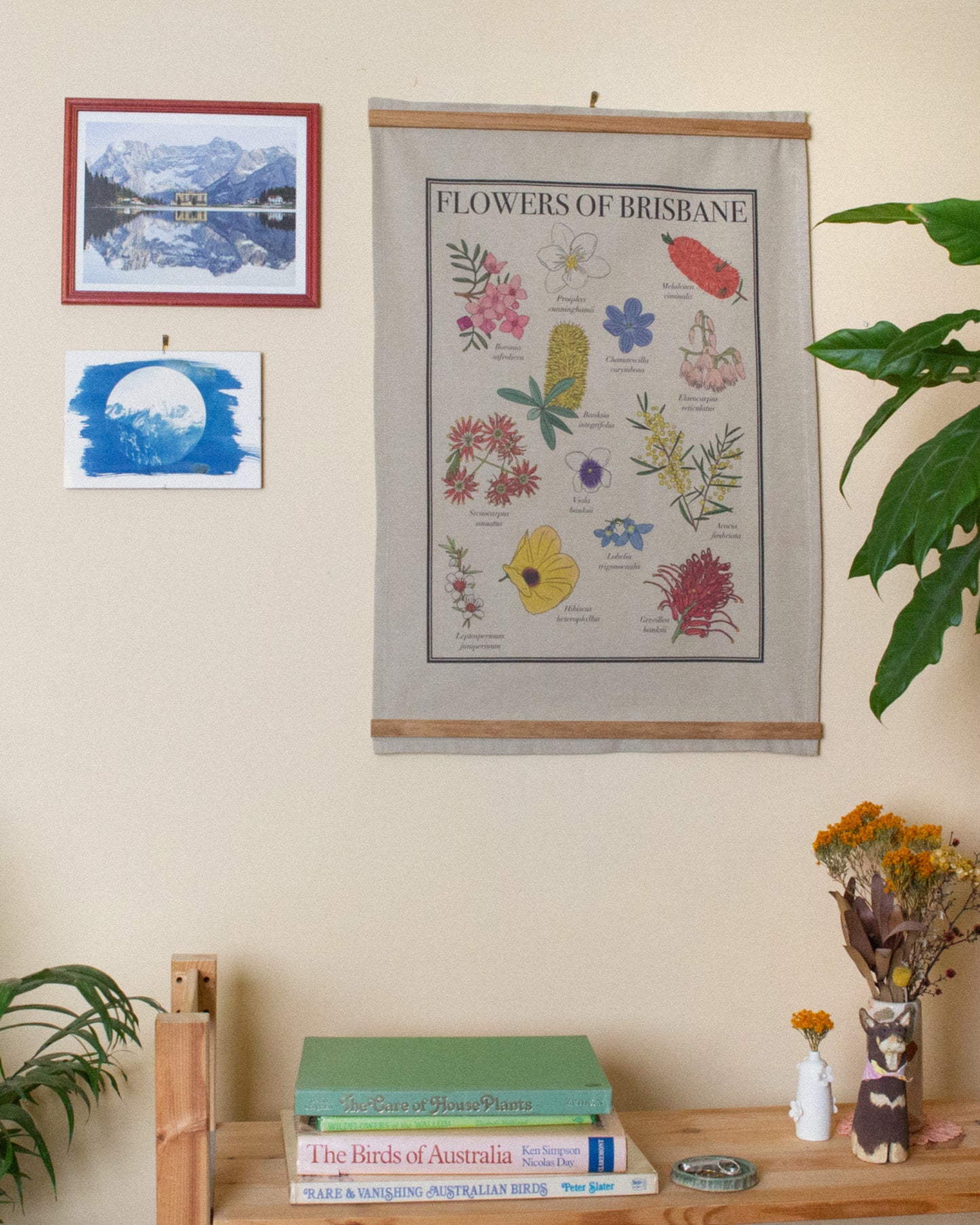 Flowers of Brisbane Tea Towel