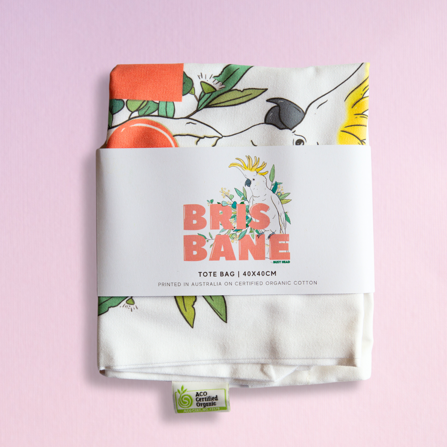 Brisbane Cockatoo Tote Bag