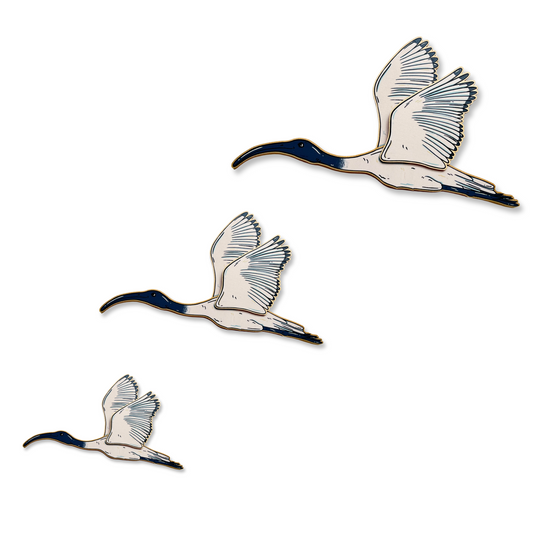 Trio of Ibis Wall Hanging