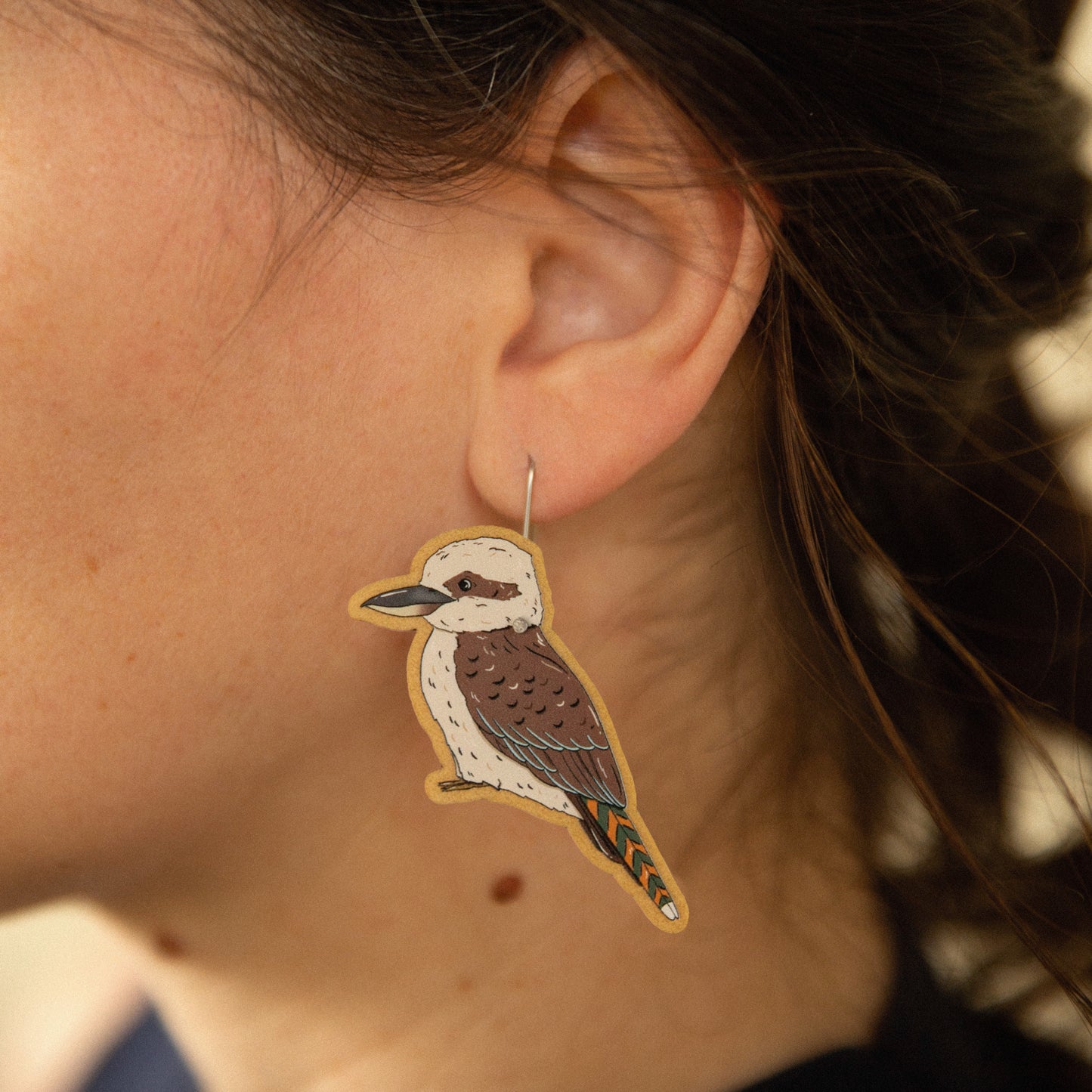 Kookaburra Dangle Earrings