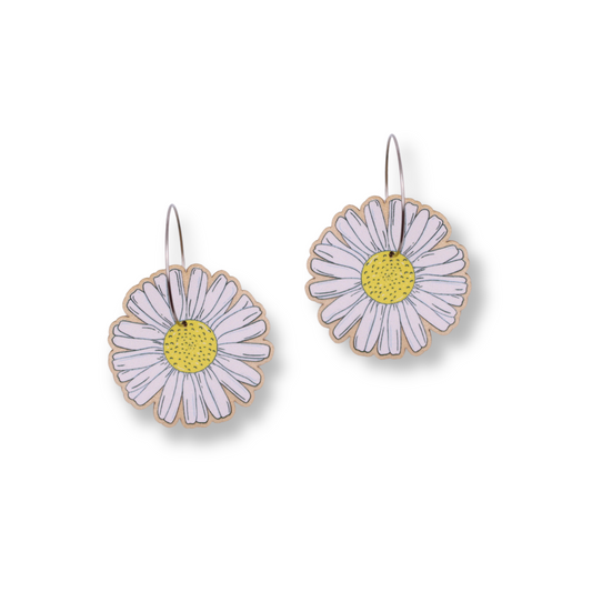 Moon Daisy Hoops