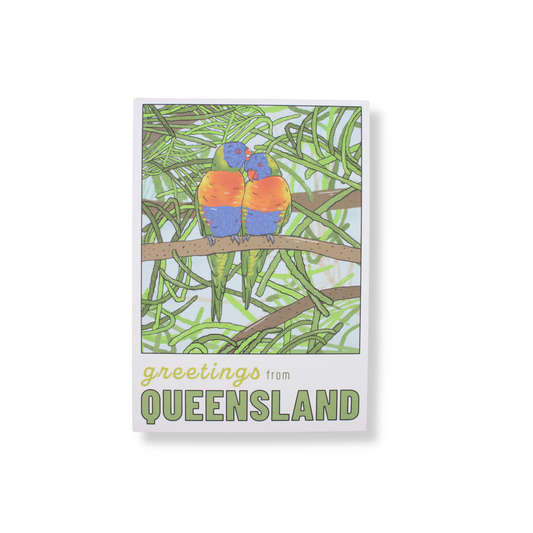 Queensland Rainbow Lorikeet Postcard